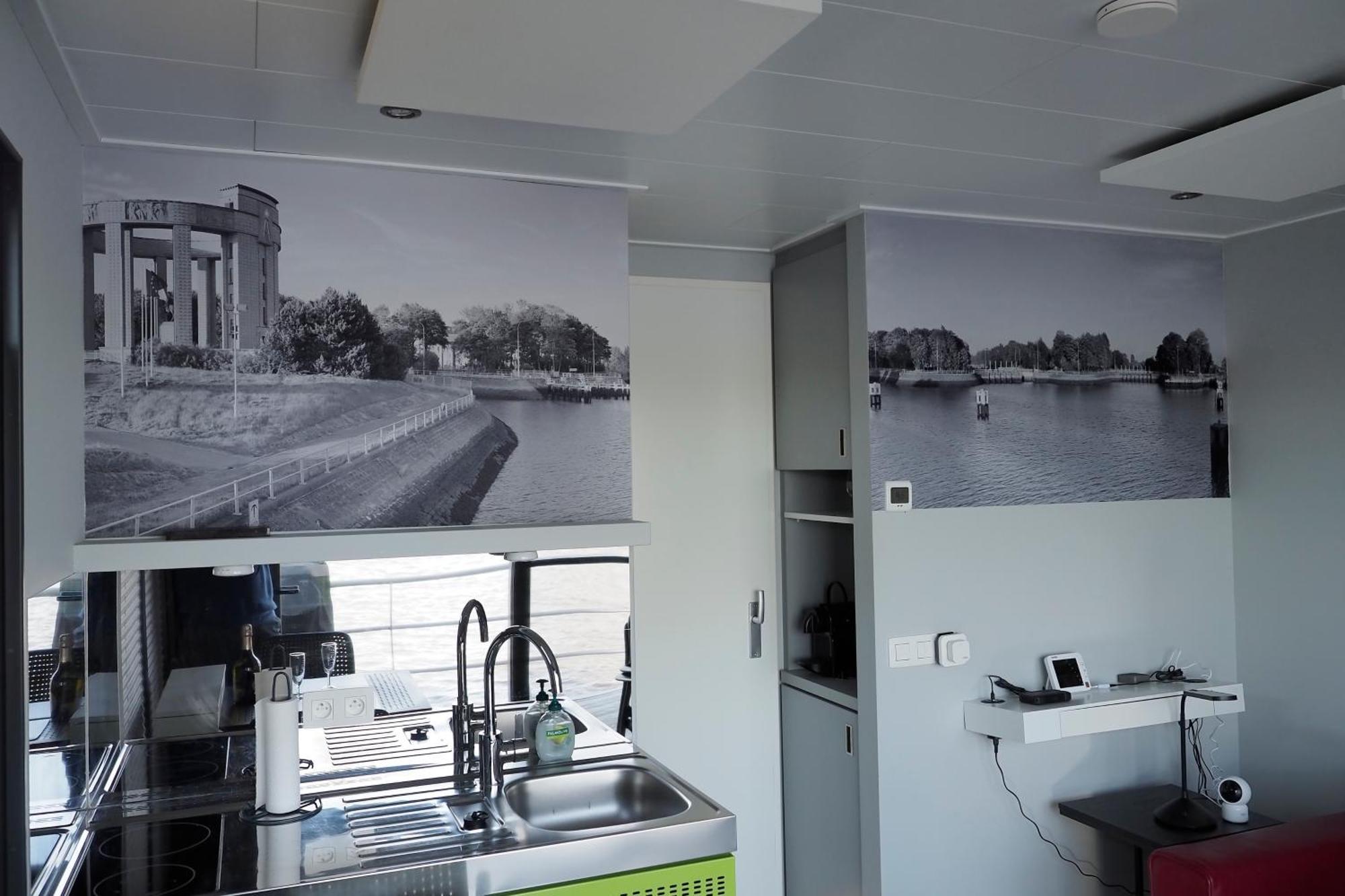 Hotel Houseboat Tiny Griffin Nieuwpoort Exterior foto